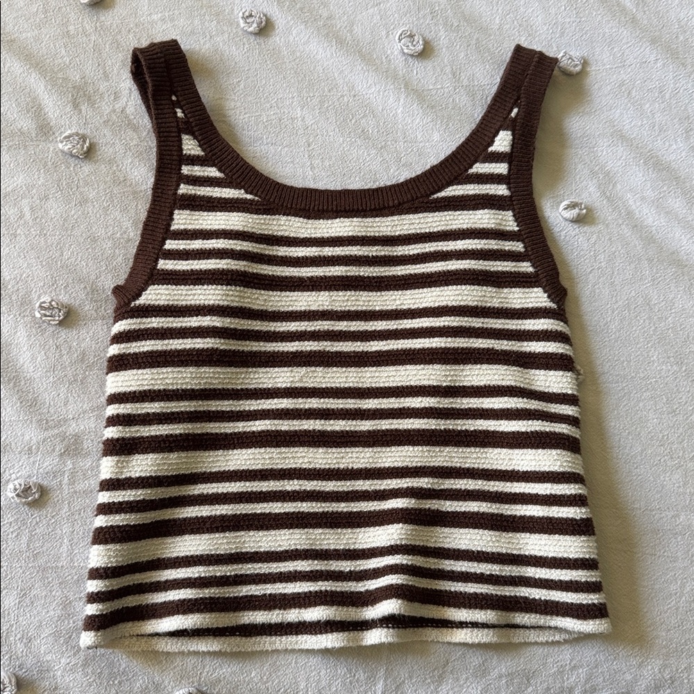 American Eagle Striped Tank Top~ Size Medium